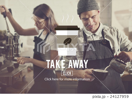Take Away To Go Coffee Caffeine Concept Take Away To Go Coffee Caffeine Concept 24127959