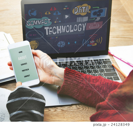 Technology Data Digital Internet Innovation Tech Concept Technology Data Digital Internet Innovation Tech Concept 24128349