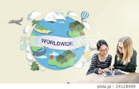 World Worldwide Society Global Community Connection Concept 24128409