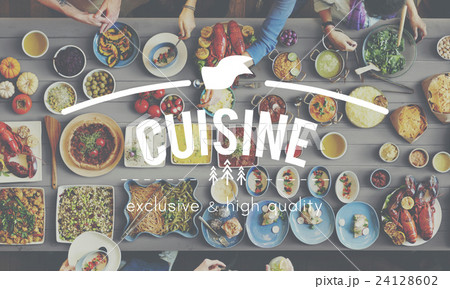 Cuisine Culinary Catering Buffet Meal Concept Cuisine Culinary Catering Buffet Meal Concept 24128602