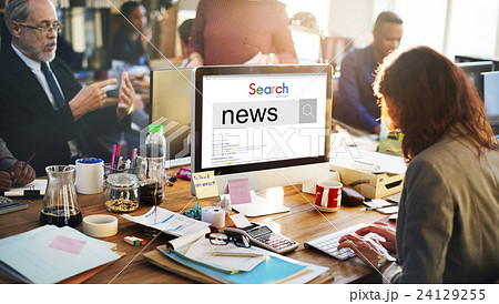 News Update Information Report Search Concept 24129255