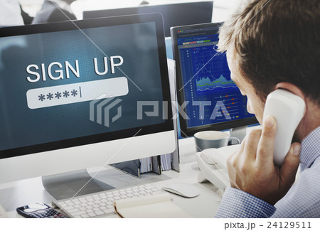 Security Sign Log In Up Password Secret Concept 24129511