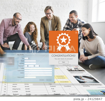 Register Enter Membership Sign-in Socialize Concept 24129847