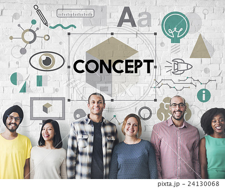 Creative Image Intention Notion Perception Plan Concept Creative Image Intention Notion Perception Plan Concept 24130068