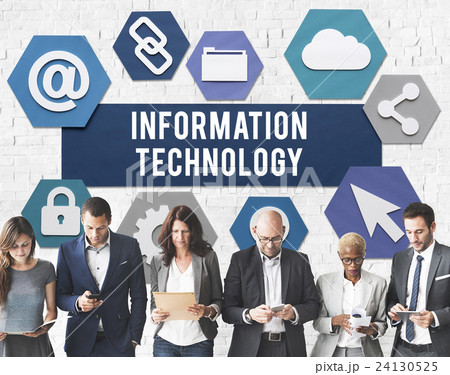 Information Technology Connection Communication Concept 24130525