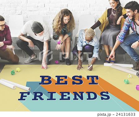 Best Friends Relationship Together Connection Fellowship Concept 24131633
