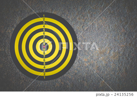 Darts Board on grunge dirt steel texture Darts Board on grunge dirt steel texture 24135256