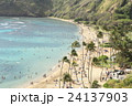 ハワイの海 広角 横 24137903