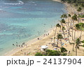 ハワイの海 広角 横 24137904