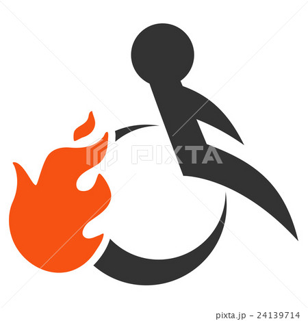Fired Patient Flat Vector Icon Fired Patient Flat Vector Icon 24139714