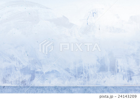 Dirty window glass close up at street 24143209