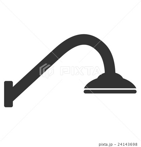 Shower Pipe Flat Glyph Icon Shower Pipe Flat Glyph Icon 24143698