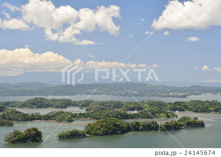 日本三景松島(奥松島)の風景 24145674