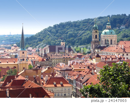 Roof tops of old city of Prague, Czech Republic 24147003