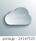 Vector illustration of cloud. 24147525
