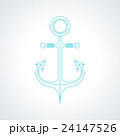Simple anchor isolated vector illustration. 24147526