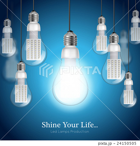 led lightbulb illustration