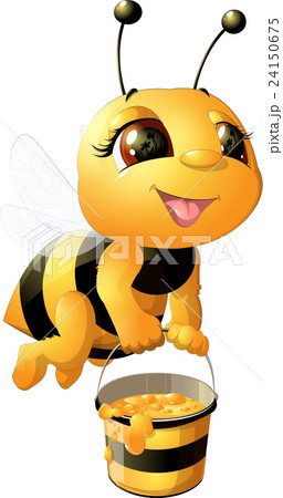 bee on a white background bee on a white background 24150675