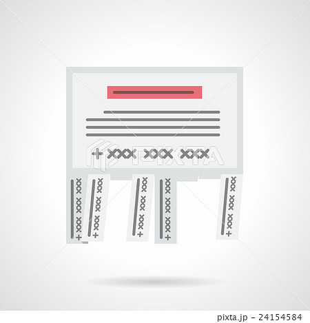 Job ads flat color vector icon Job ads flat color vector icon 24154584