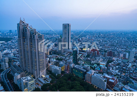 【東京】新宿副都心の夜景 24155239