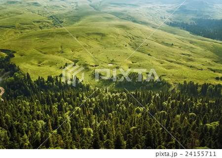 Scenic landscape with mountain forest 24155711