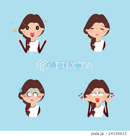 girl expression faces girl expression faces 24156015
