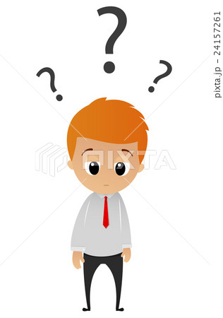 confused businessman and moody 24157261