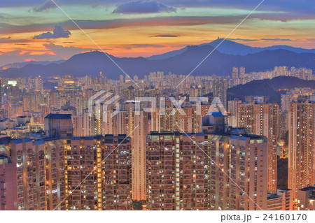 Hong Kong City Skyline kowloon Hong Kong City Skyline kowloon 24160170