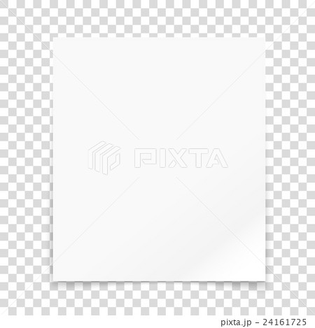 Vector paper frame isolated on transparent  24161725