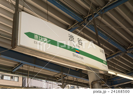 駅名標　渋谷駅 24168500