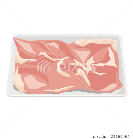 鶏肉 モモ肉 イラストのイラスト素材 24169464 Pixta
