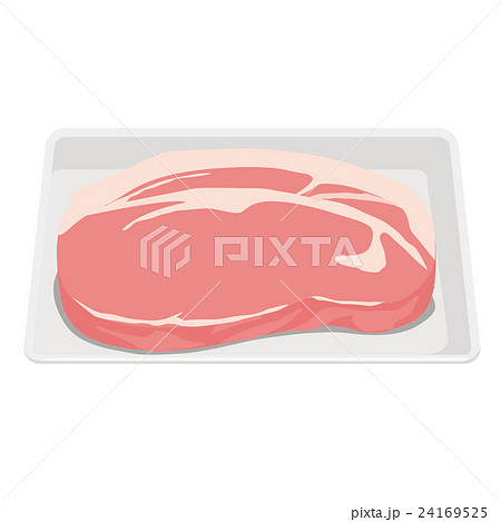 豚肉 ロース イラストのイラスト素材