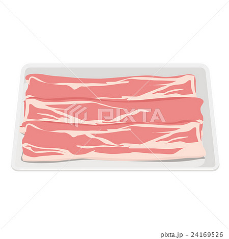 豚肉 バラ肉 イラストのイラスト素材