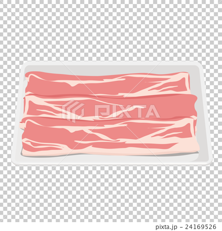 豚肉 バラ肉 イラストのイラスト素材