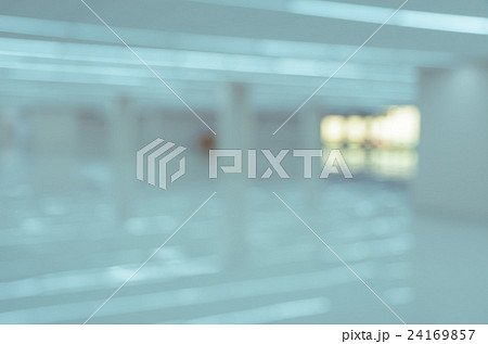 Blurry empty modern office building interior 24169857
