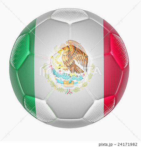 Soccer ball mapping with flag 24171982