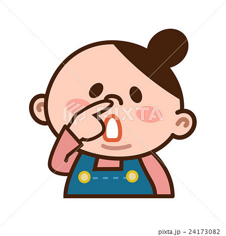 鼻くそをほじる女性 24173082