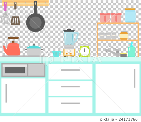 House kitchen image Illustration 24173766