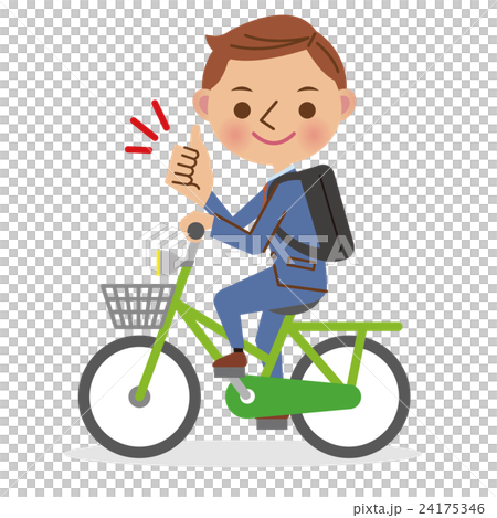 騎自行車的商人做一個好標誌 騎自行車的商人做一個好標誌 24175346