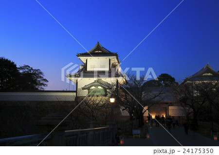 金沢城　ライトアップ 24175350