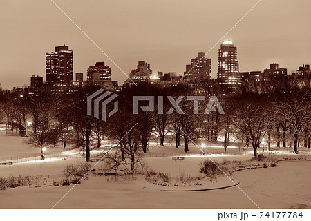 Central Park winter 24177784