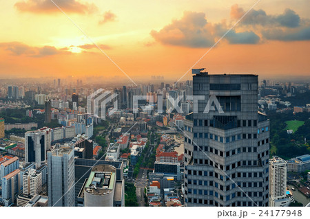 Singapore sunset Singapore sunset 24177948