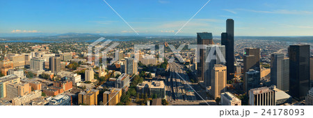 Seattle rooftop view Seattle rooftop view 24178093
