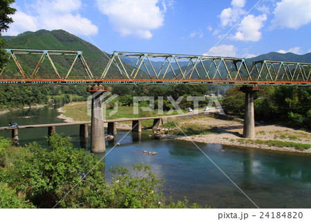 四万十川の沈下橋 四万十川の沈下橋 24184820