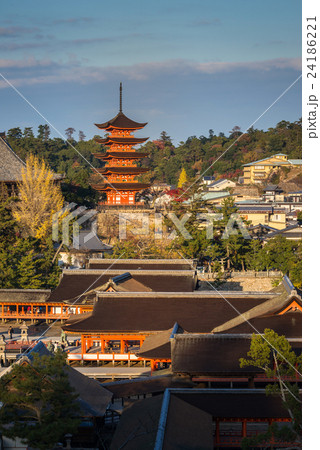 Itsukushima Shrine at Miyajima, Hiroshima, Japan 24186221