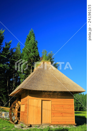 遠野　山口の水車小屋 24196155