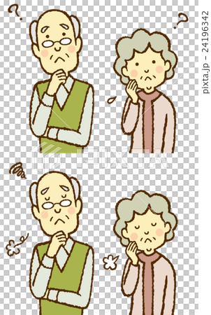 老人困擾著 24196342