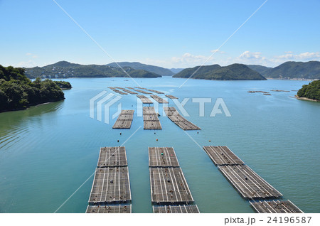 日生湾とカキ筏 24196587
