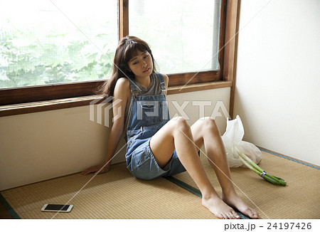 女性 ポートレート の写真素材