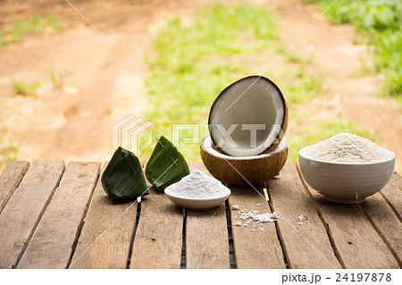 Dessert from banana leave have raw material Dessert from banana leave have raw material 24197878